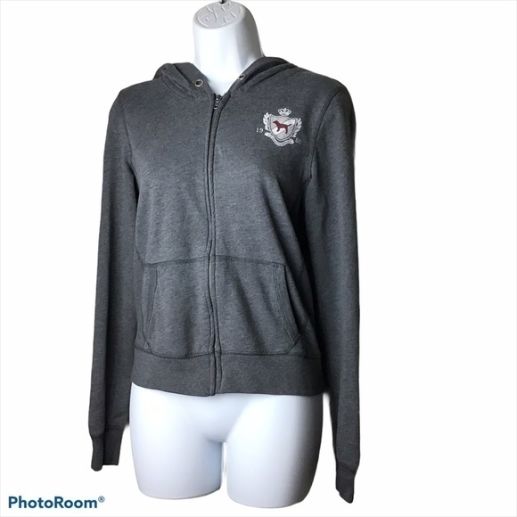 Pink University of PINK Zip Up Hoodie - Picture 1 of 7